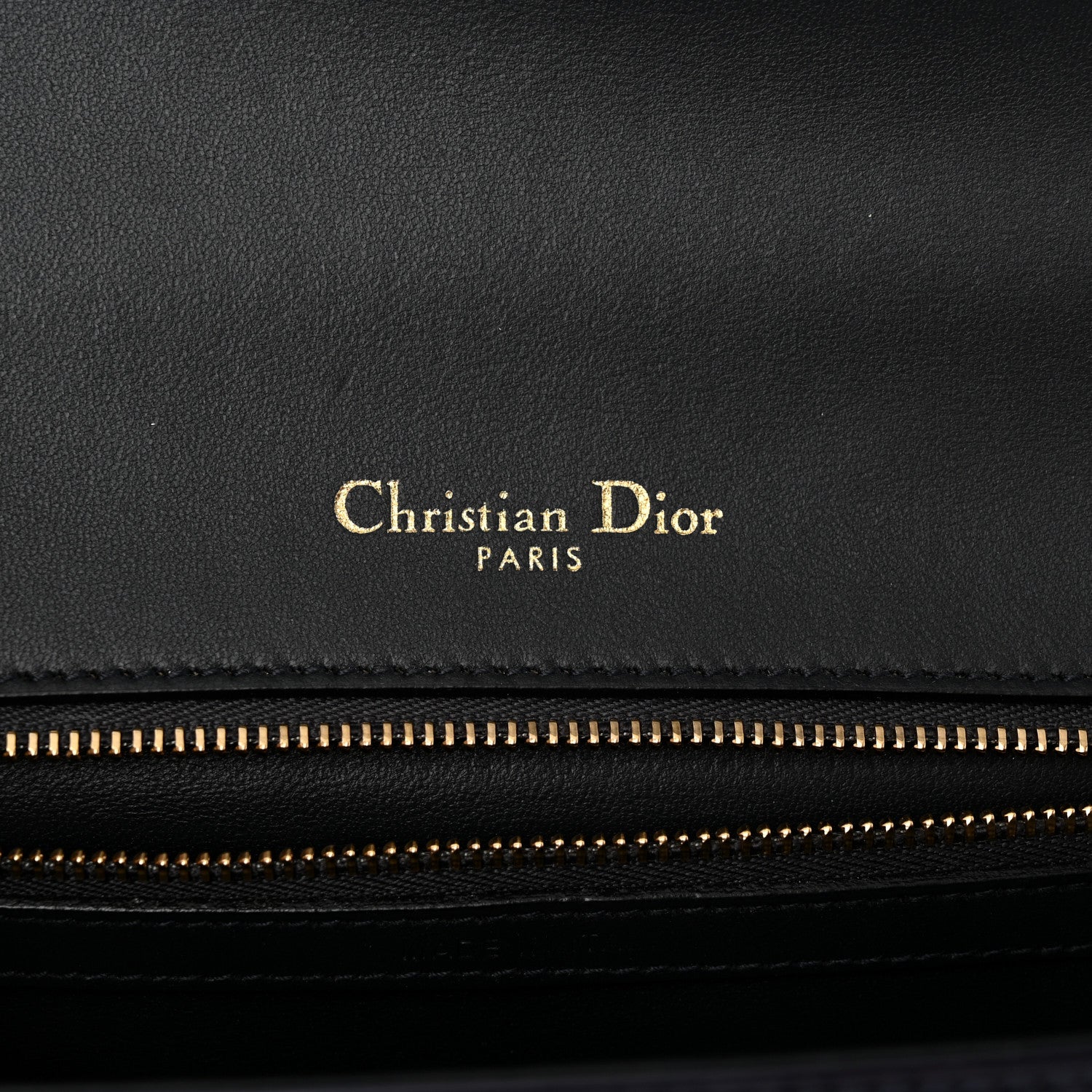 Christian Dior Metallic Patent Micro-Cannage Medium Diorama Flap Bag Navy Blue 6 of 10