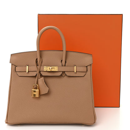 Hermes Togo Birkin 25 Chai 12 of 12