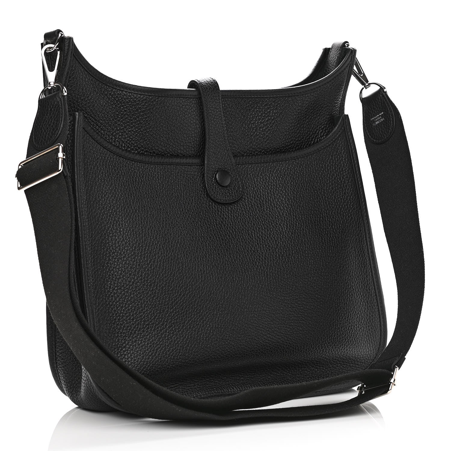 Hermes Taurillon Clemence Evelyne III GM Black 3 of 11