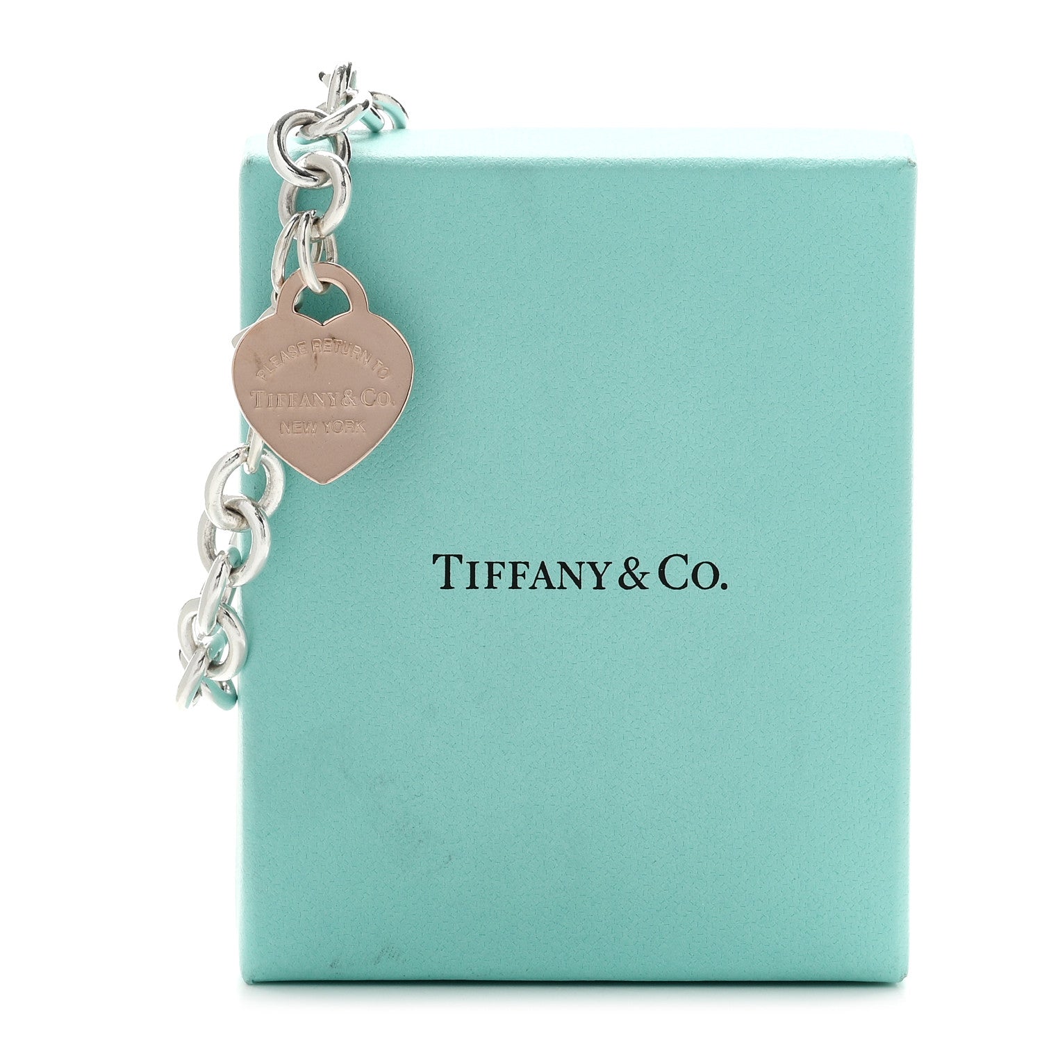 Tiffany Sterling Silver Rubedo Return To Tiffany Heart Tag