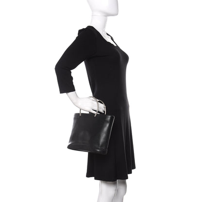 Chanel Caviar Metal Handle Tote Black 2 of 13