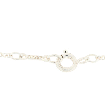 Tiffany Sterling Silver 22mm Elsa Peretti Open Heart Pendant Necklace 6 of 9