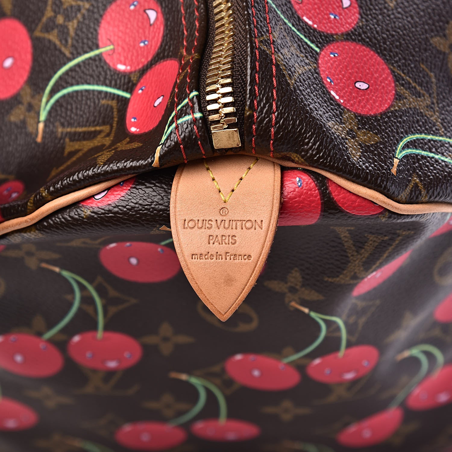 Louis Vuitton Monogram Cerises Keepall 45 7 of 11
