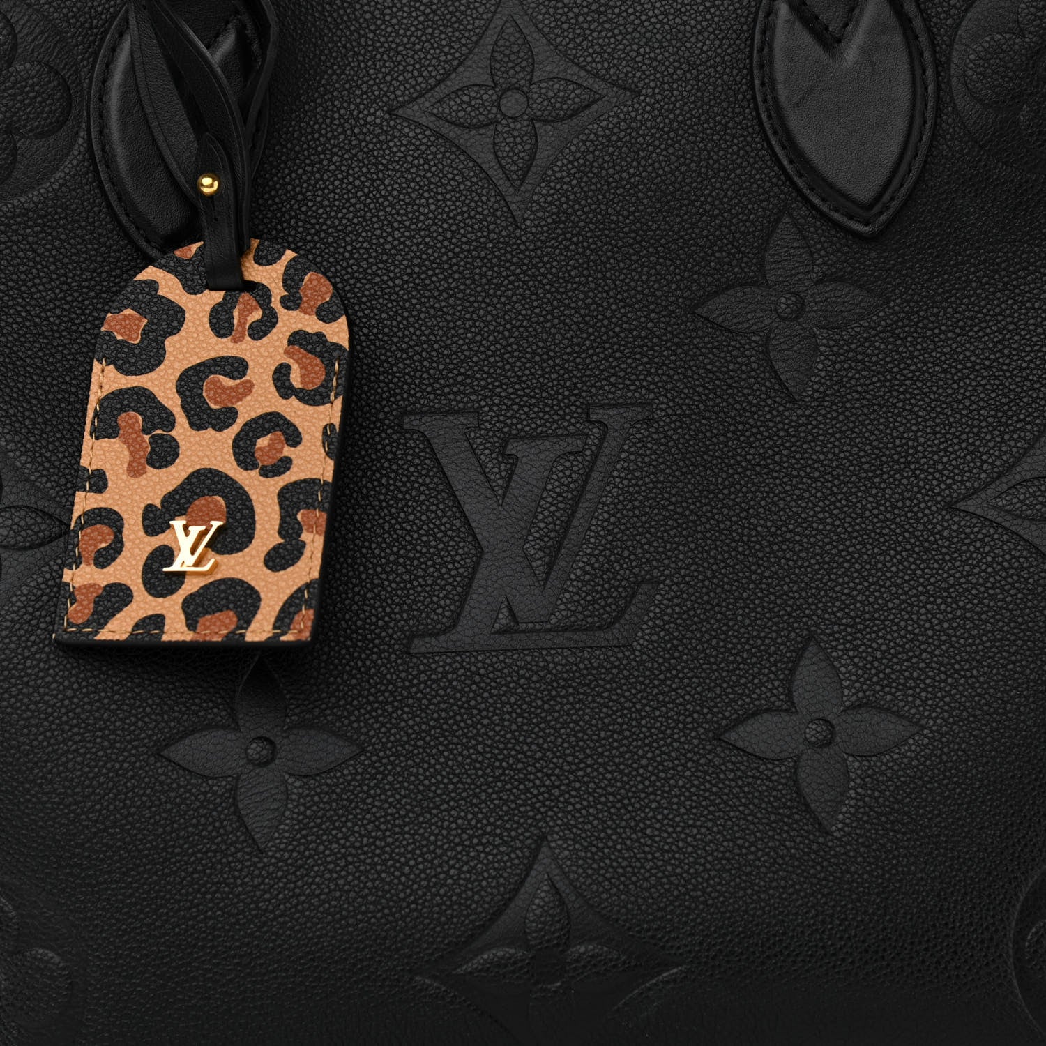 Louis Vuitton Empreinte Monogram Giant Wild At Heart Neverfull MM Black 8 of 11