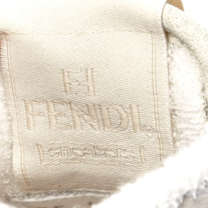 Versace X FENDI Suede Fabric FF Baroque Womens Fendace Match Sneakers 37 Gold Multicolor 8 of 8