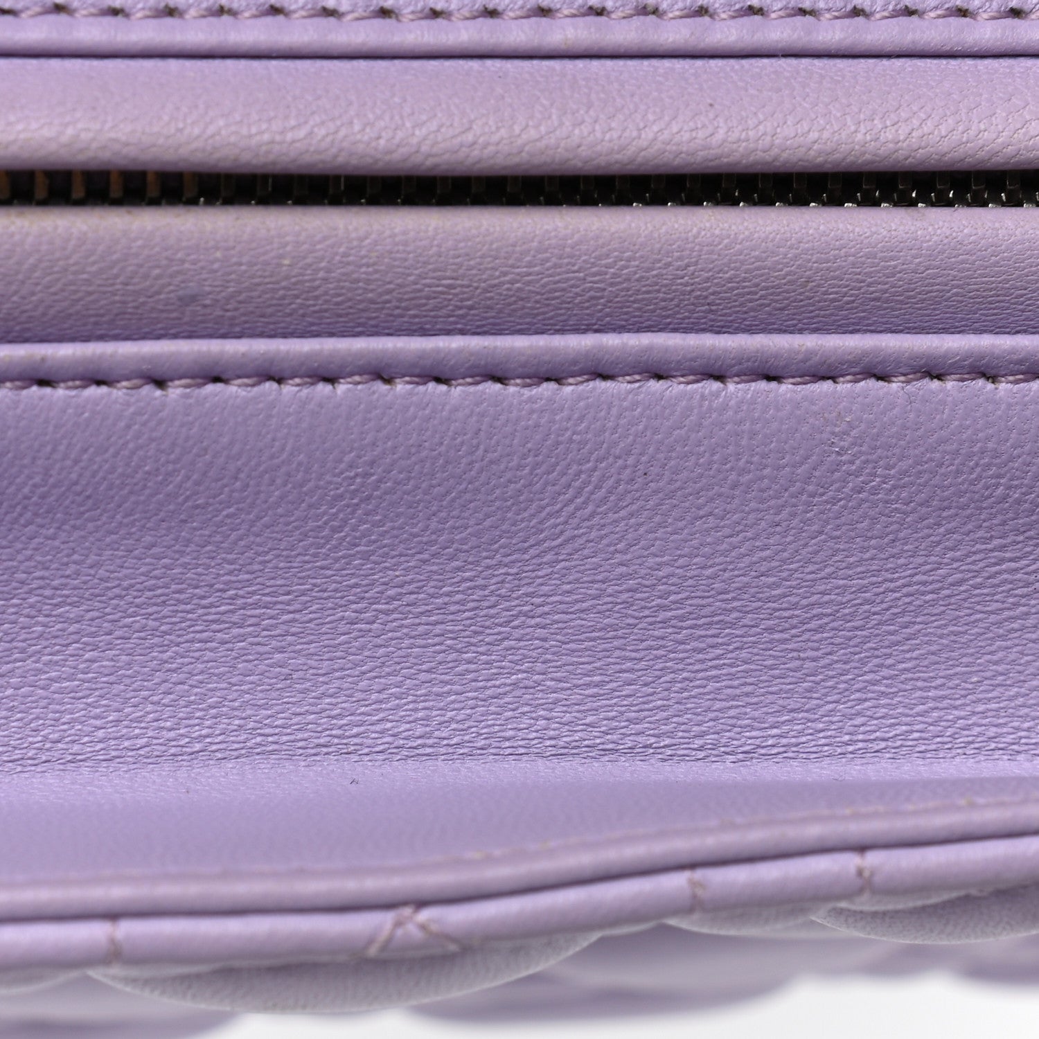 Christian Dior Lambskin Cannage Medium Lady Dior Purple 6 of 8