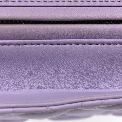 Christian Dior Lambskin Cannage Medium Lady Dior Purple 6 of 8