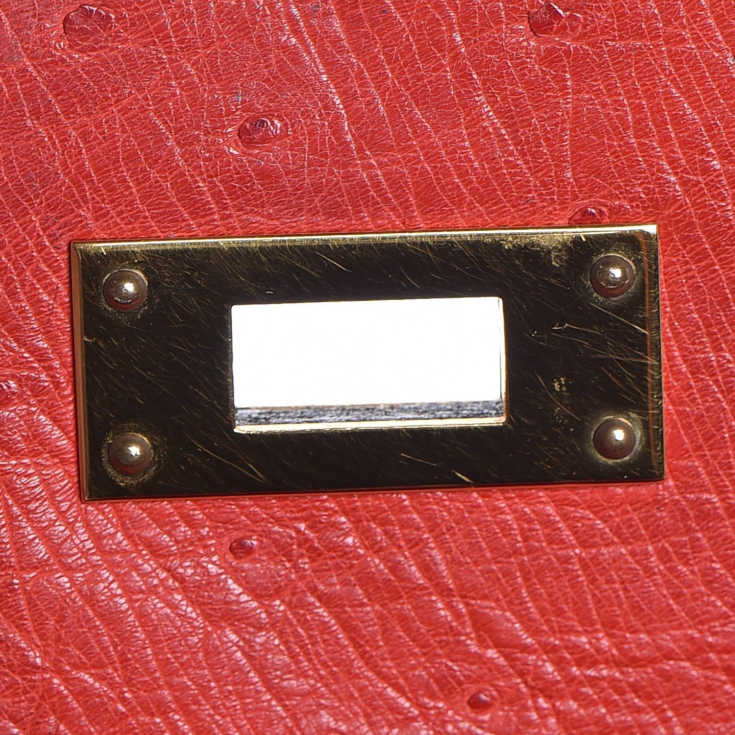 Hermes Ostrich Kelly Sellier 28 Rouge Vif 25 of 36