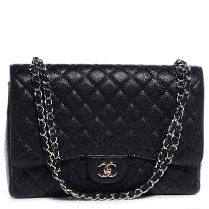Chanel Caviar Maxi Single Flap Black 1 of 9