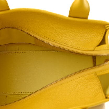 Marc Jacobs Grained Calfskin Small The Tote Bag Yellow 5 of 13