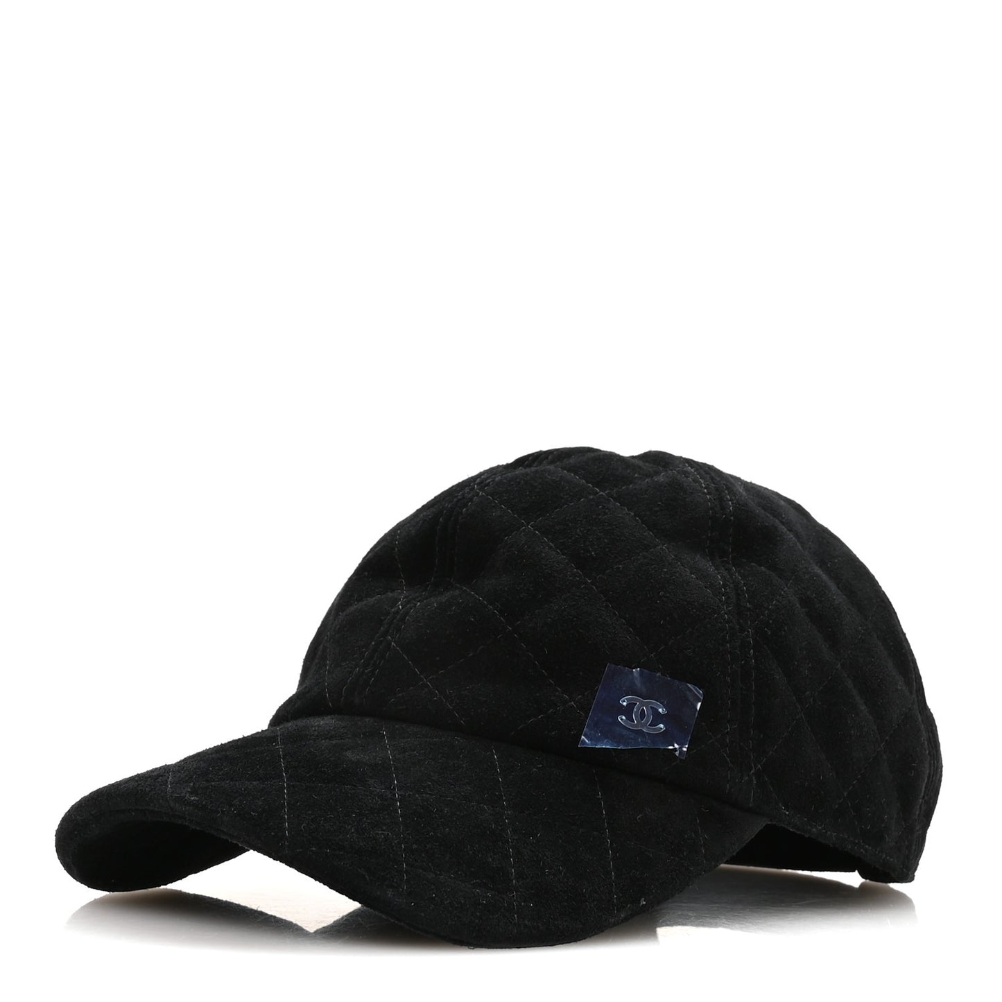 Suede Goatskin CC Cap Hat Black