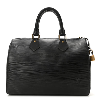 Louis Vuitton Epi Speedy 25 Black 1 of 11