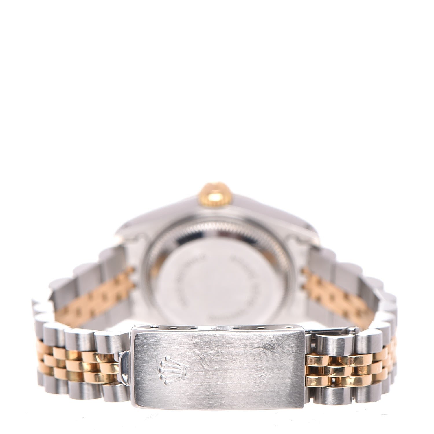 Rolex Stainless Steel 18K Yellow Gold 26mm Oyster Perpetual Datejust Watch Silver 69173 4 of 8