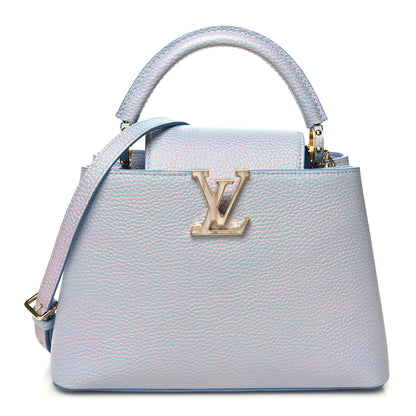 Louis Vuitton Taurillon Summer Stardust Capucines BB Lilas Purple 1 of 12
