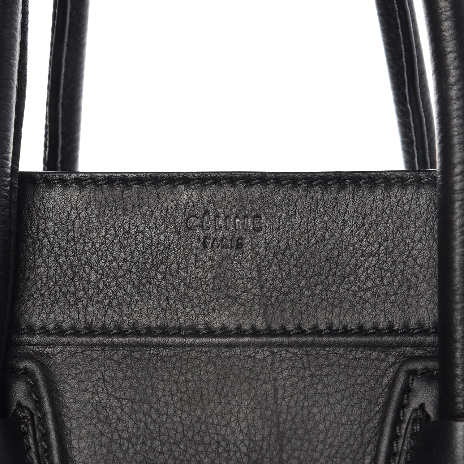 Celine Supple Calfskin Medium Phantom Luggage Black 6 of 11