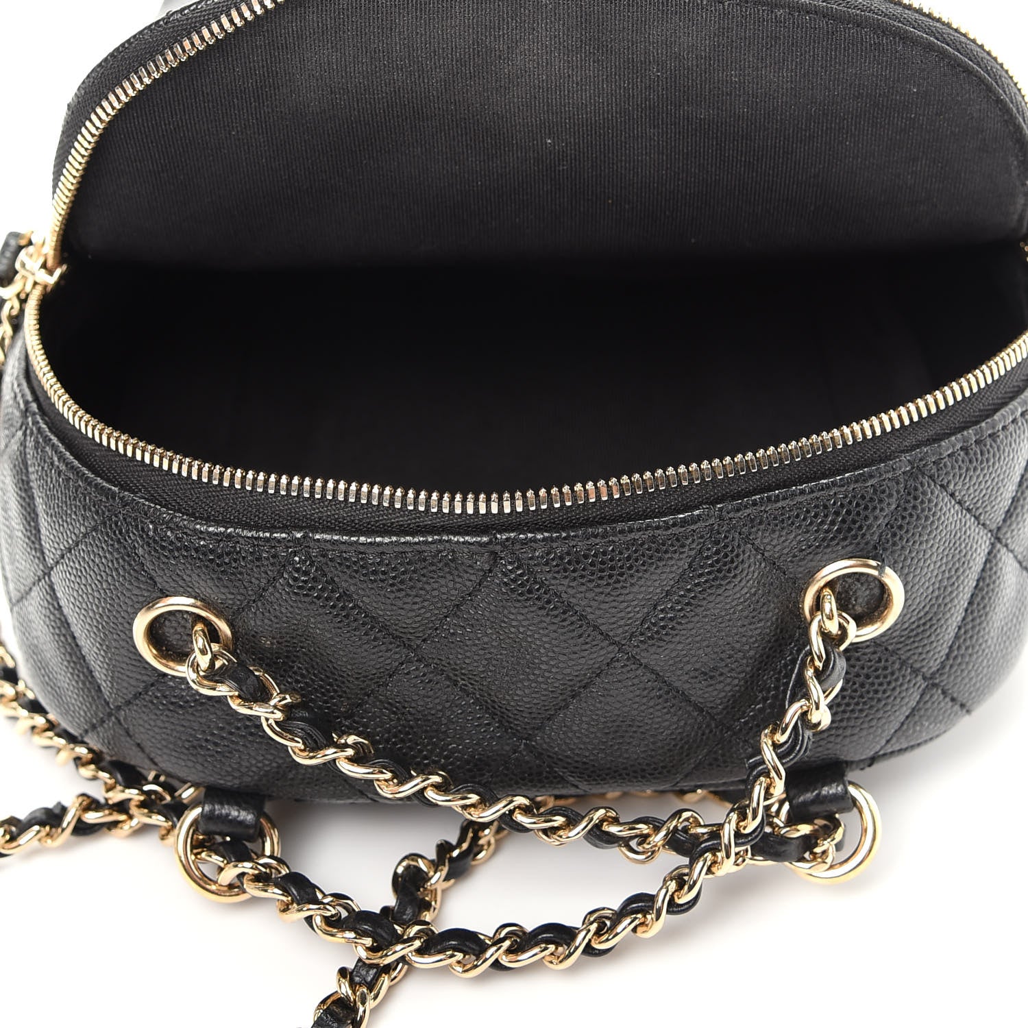 Chanel Caviar Quilted Small CC Day Backpack Black 4 of 8