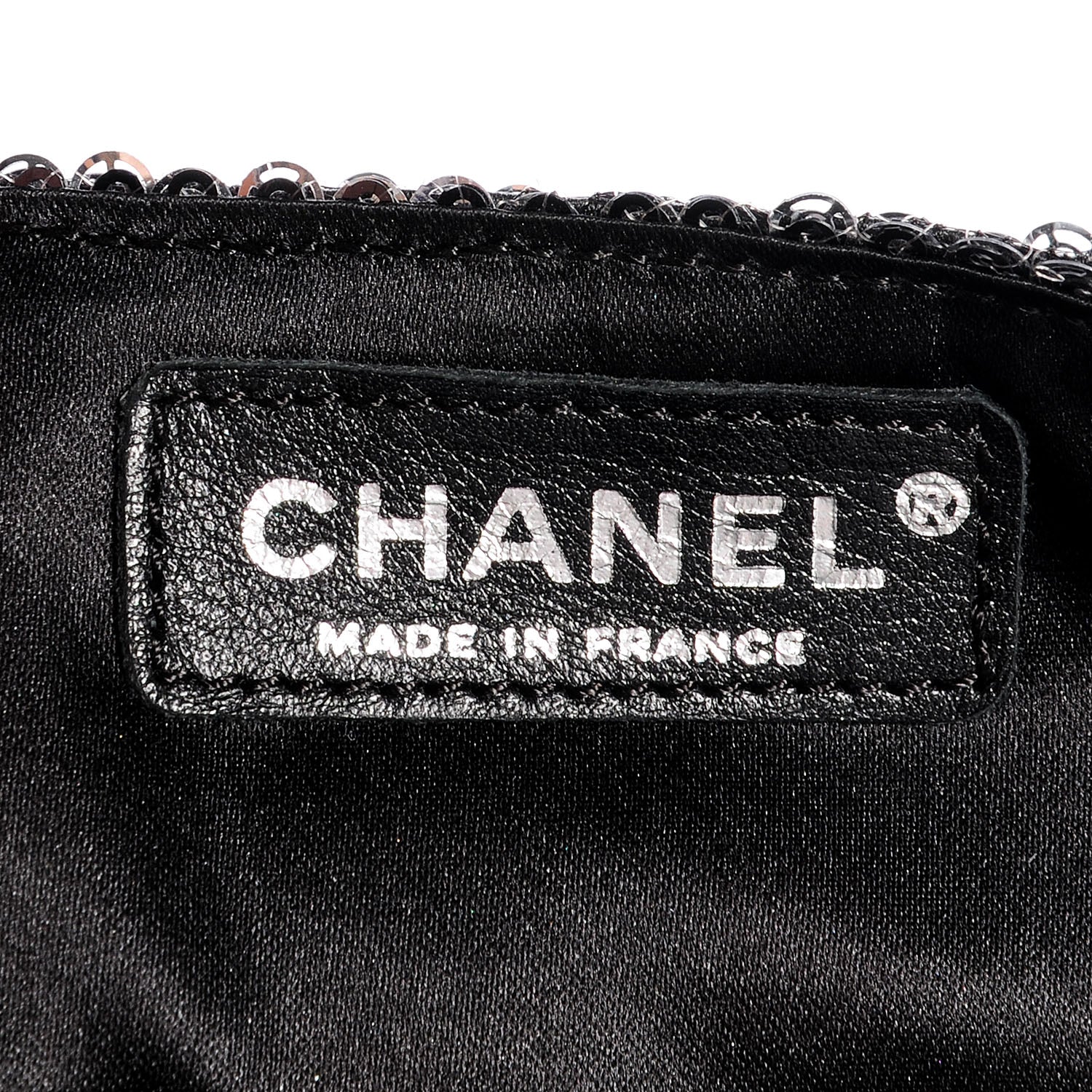 Chanel Sequin East West Flap Dark Silver 7 of 8