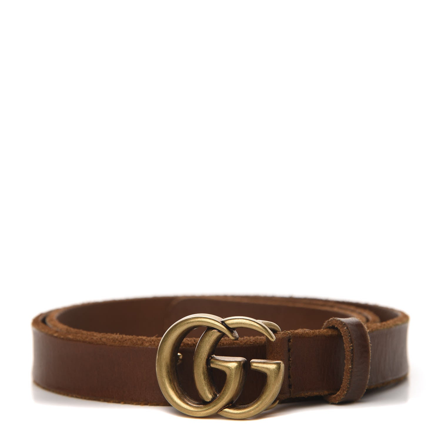 Gucci Faded Calfskin Double G 20mm Belt 75 30 Cuir 1 of 4