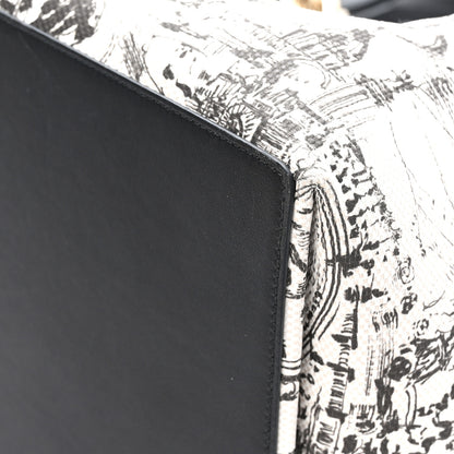 Christian Dior Canvas Large Paris Allover Large Toujours Latte Black 11 of 14
