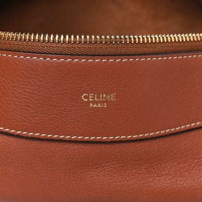 Celine Supple Calfskin Medium Romy Shoulder Bag Tan 6 of 8