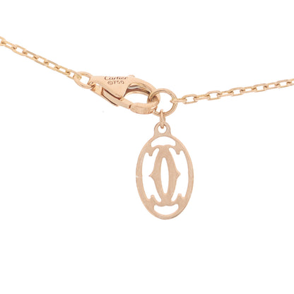 Cartier 18K Pink Gold Diamond LM D'Amour Pendant Necklace 6 of 6