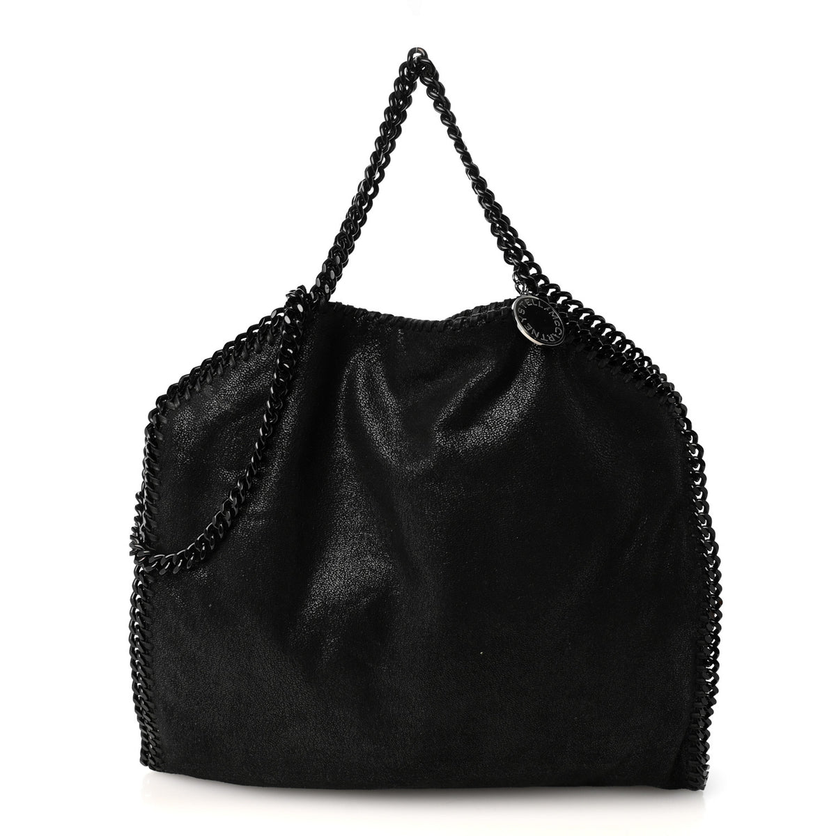 Shaggy Deer Small Falabella Tote Black