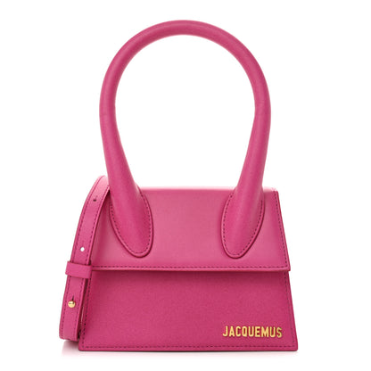 Jacquemus Calfskin Le Chiquito Moyen Dark Pink 1 of 10