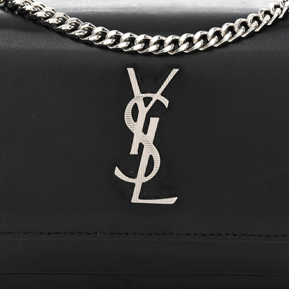Saint Laurent Calfskin Monogram Sunset Chain Wallet Black 7 of 10