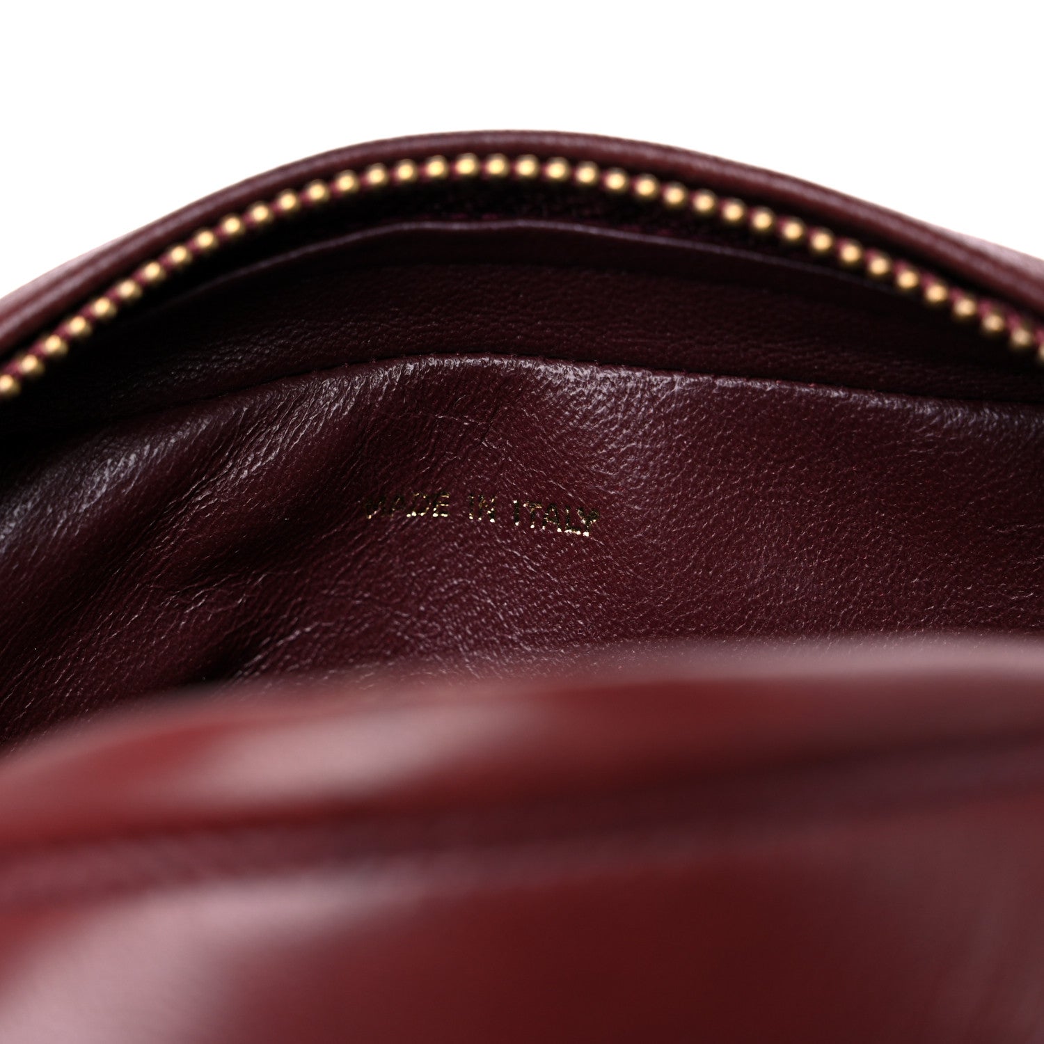 Chanel Lambskin Quilted Tassel CC Camera Case Burgundy 8 of 14