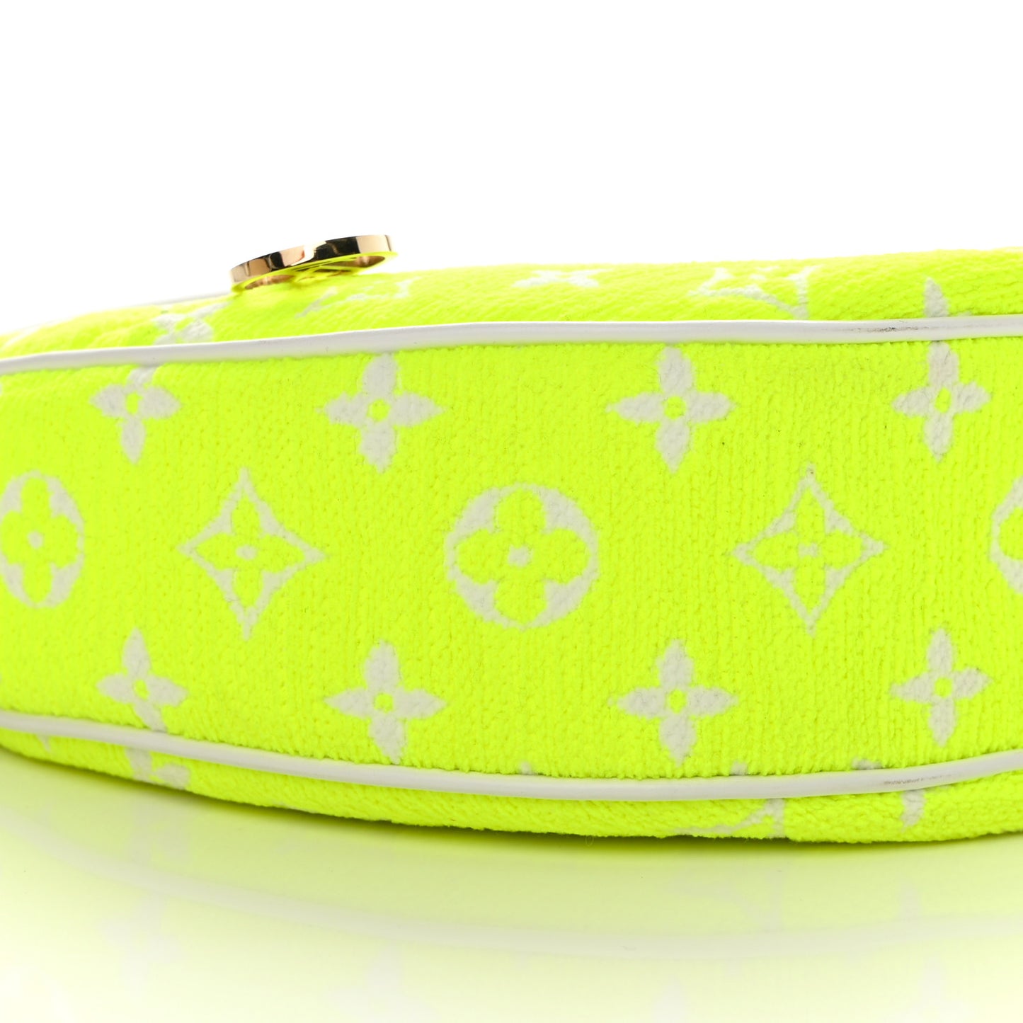 Monogram Jacquard Velvet Loop Yellow