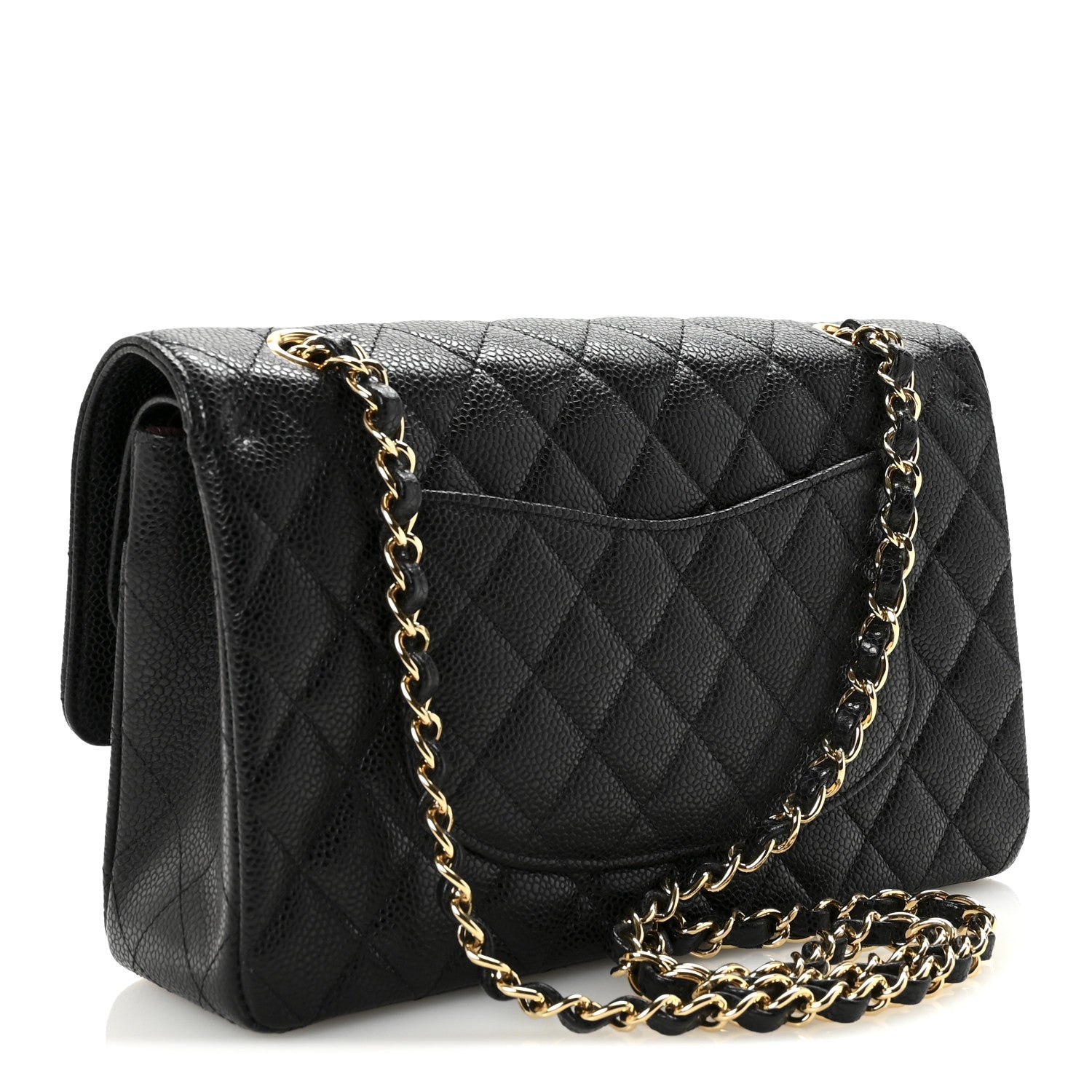 Chanel Caviar Quilted Medium Double Flap Black 3 of 10