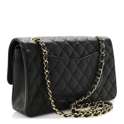 Chanel Caviar Quilted Medium Double Flap Black 3 of 10