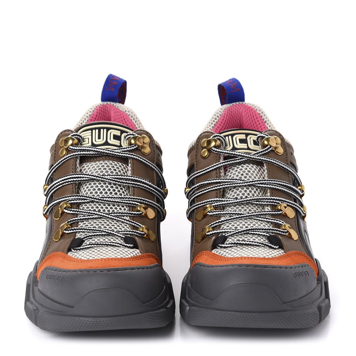 X SEGA Mesh Canvas Calfskin Womens Flashtrek Sneakers 37.5 White Box Pink Ardesia Loess