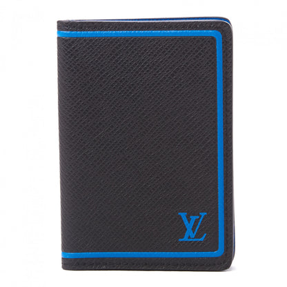 Louis Vuitton Taiga Pocket Organizer Black Blue 1 of 7