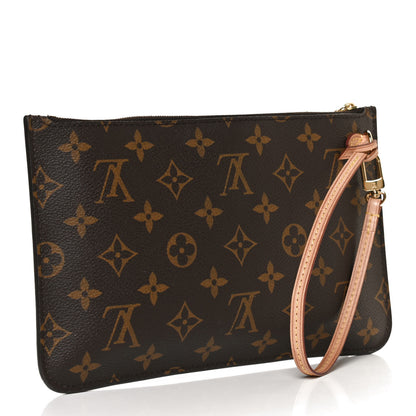 Louis Vuitton Monogram Neverfull MM GM Pochette 3 of 11