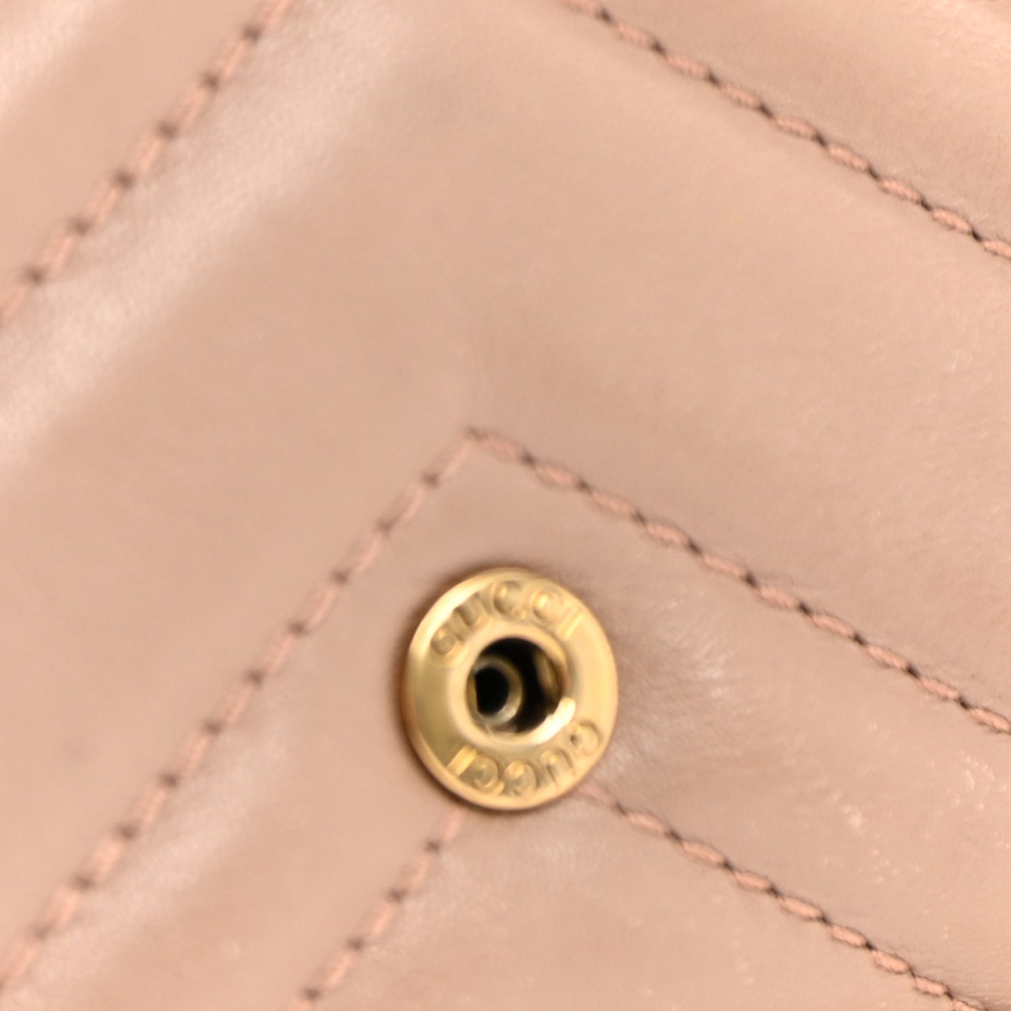 Calfskin Matelasse Super Mini GG Marmont Shoulder Bag Porcelain Rose