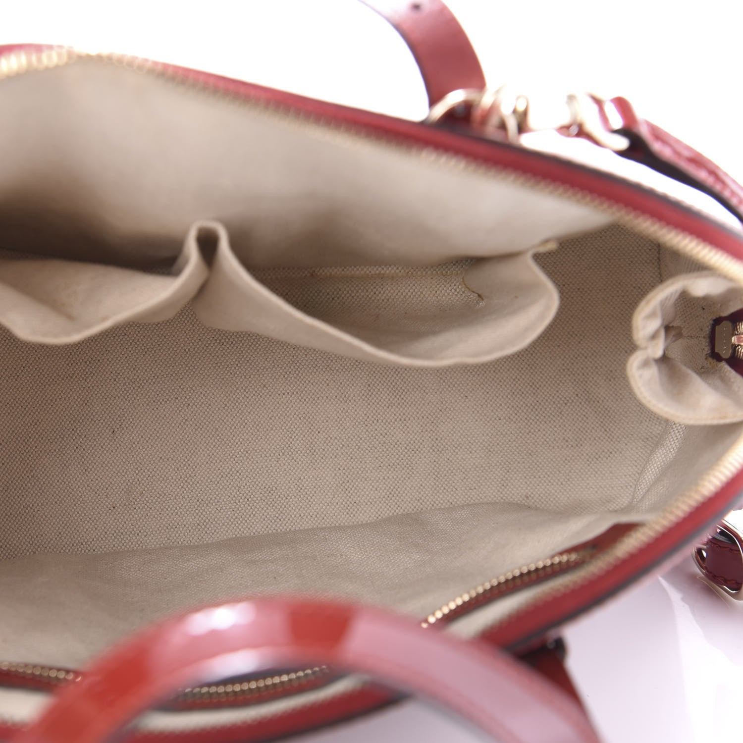 Gucci Patent Microguccissima Small Nice Top Handle Dome Bag Rose Bed 4 of 11