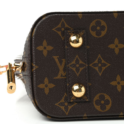 Louis Vuitton Vernis Monogram Alma BB Taupe Metallise 6 of 8