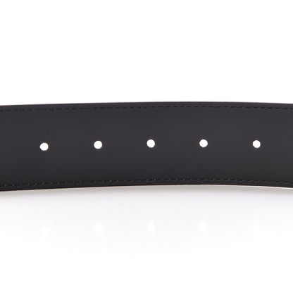 Louis Vuitton Monogram Eclipse Taigarama 40mm LV Initiales Reversible Belt 80 32 Black 6 of 7
