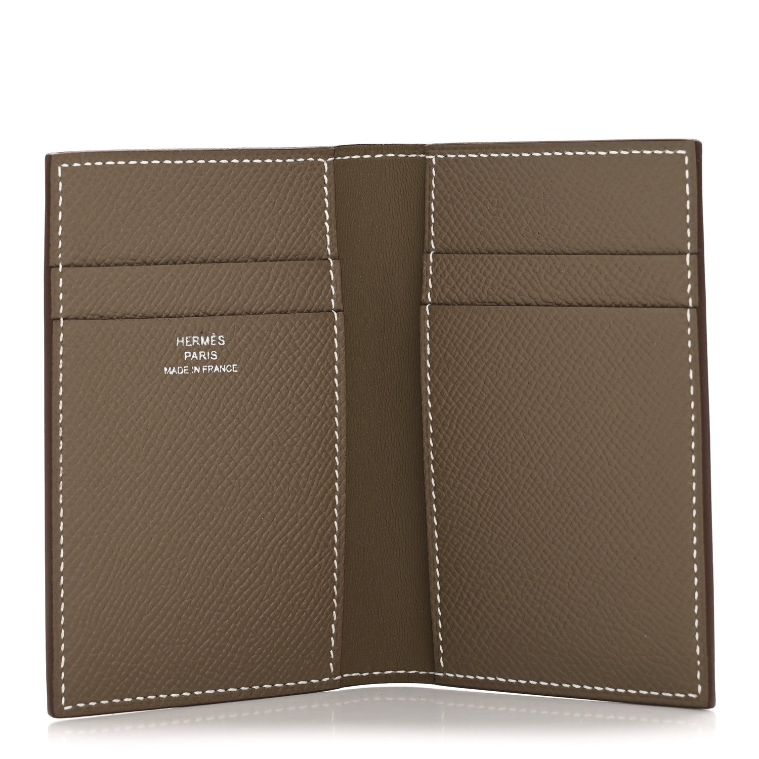 Hermes Epsom MC2 Euclide Card Holder Case Etoupe 5 of 8