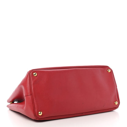 Prada Saffiano Lux Large Tote Fuoco 4 of 19
