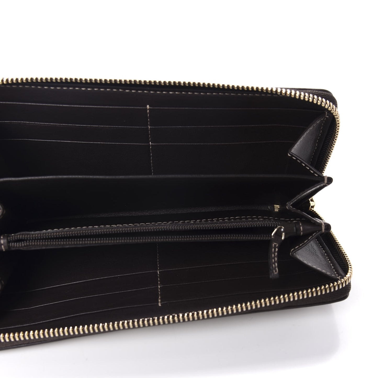 Monogram Princy Zip Around Wallet Dark Brown