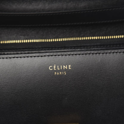 Celine Box Calfskin Medium Classic Box Flap Bag Black 6 of 12