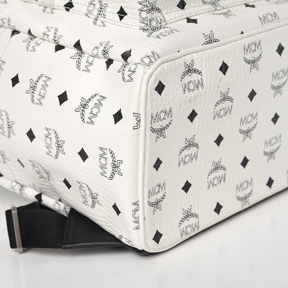 MCM Visetos Medium Stark Backpack White 12 of 12