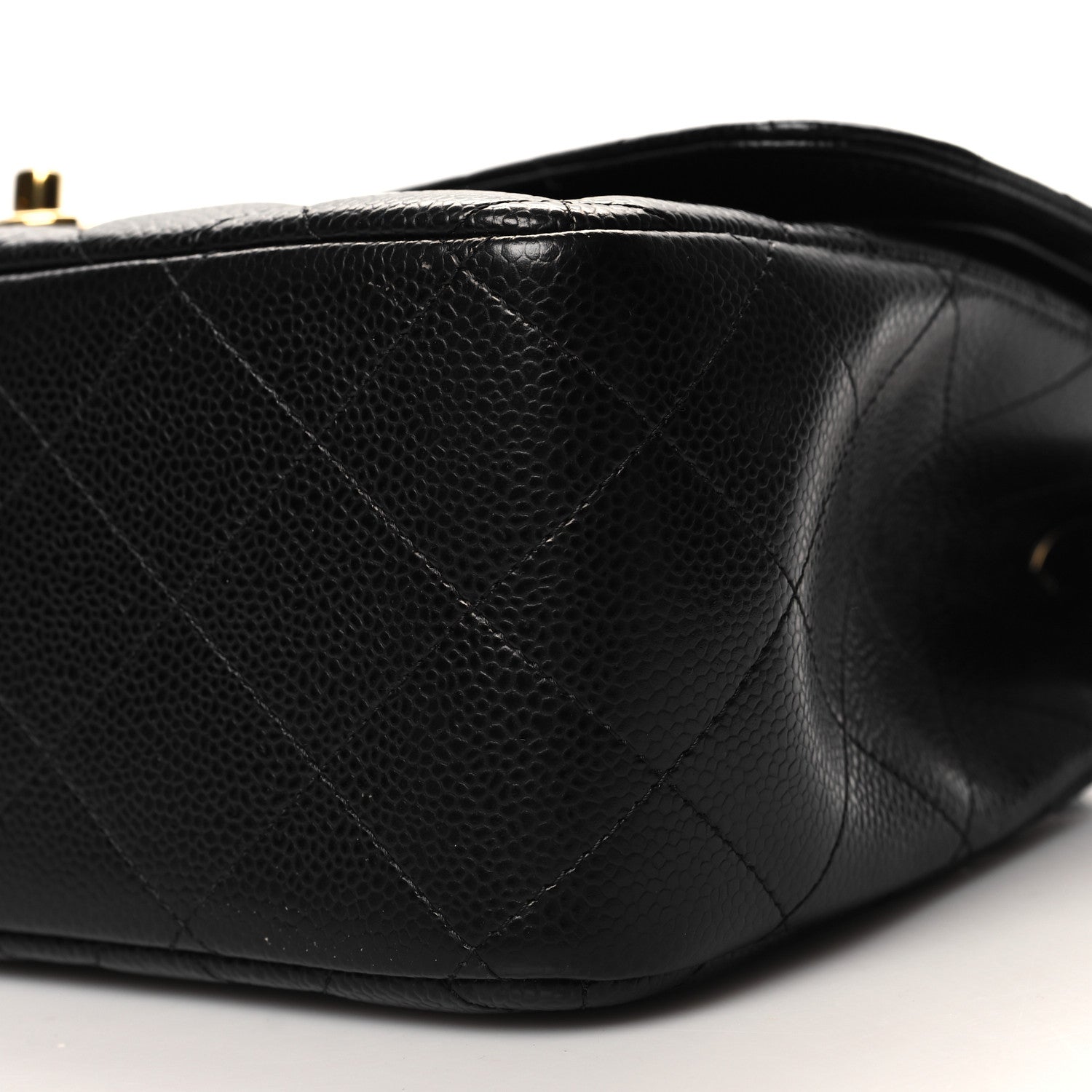 Chanel Caviar Quilted Jumbo Double Flap Black 10 of 11