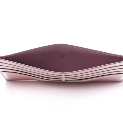 Louis Vuitton Calfskin Felicie Card Holder Insert Rose Ballerine 5 of 9