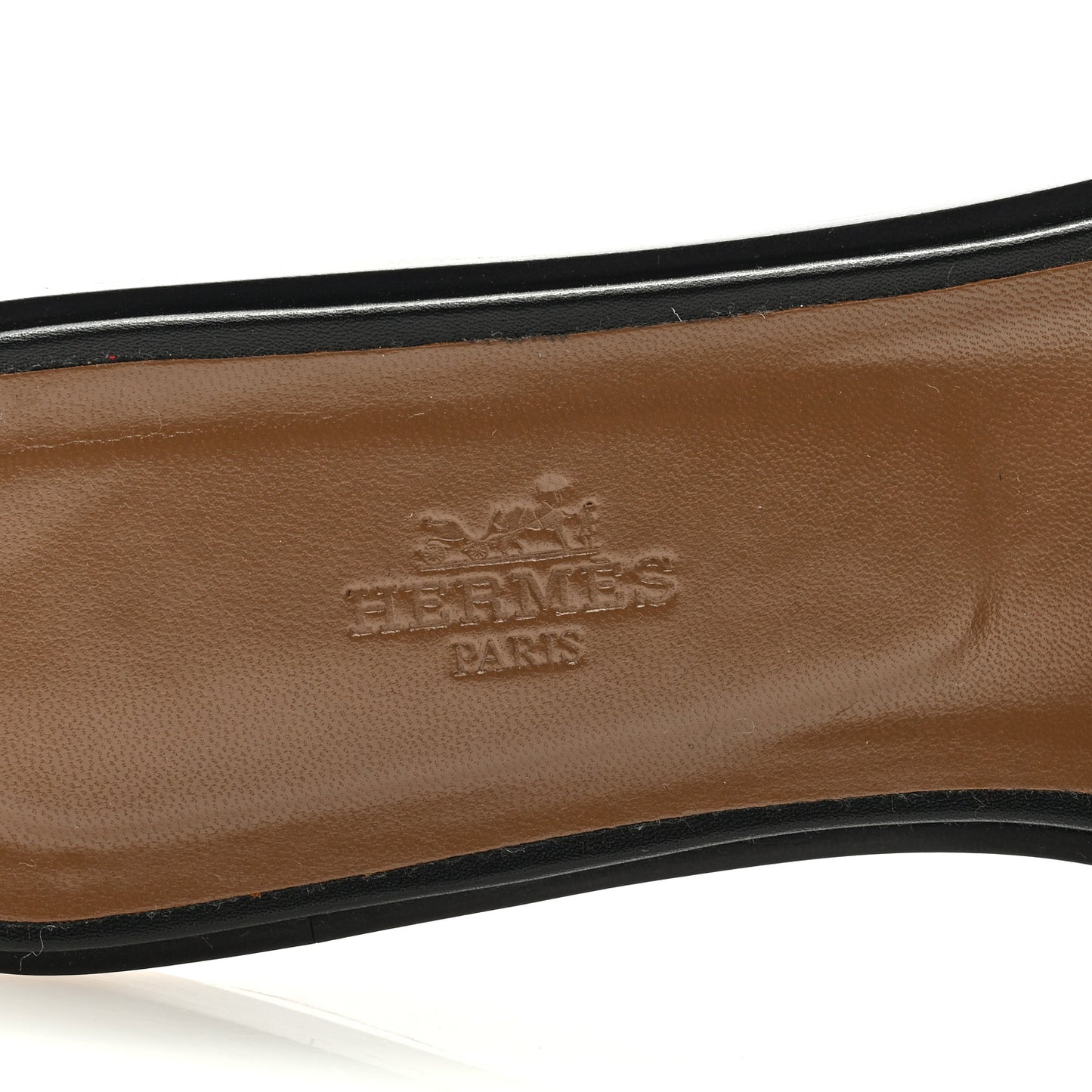 Box Calfskin Oran Sandals 39 Black