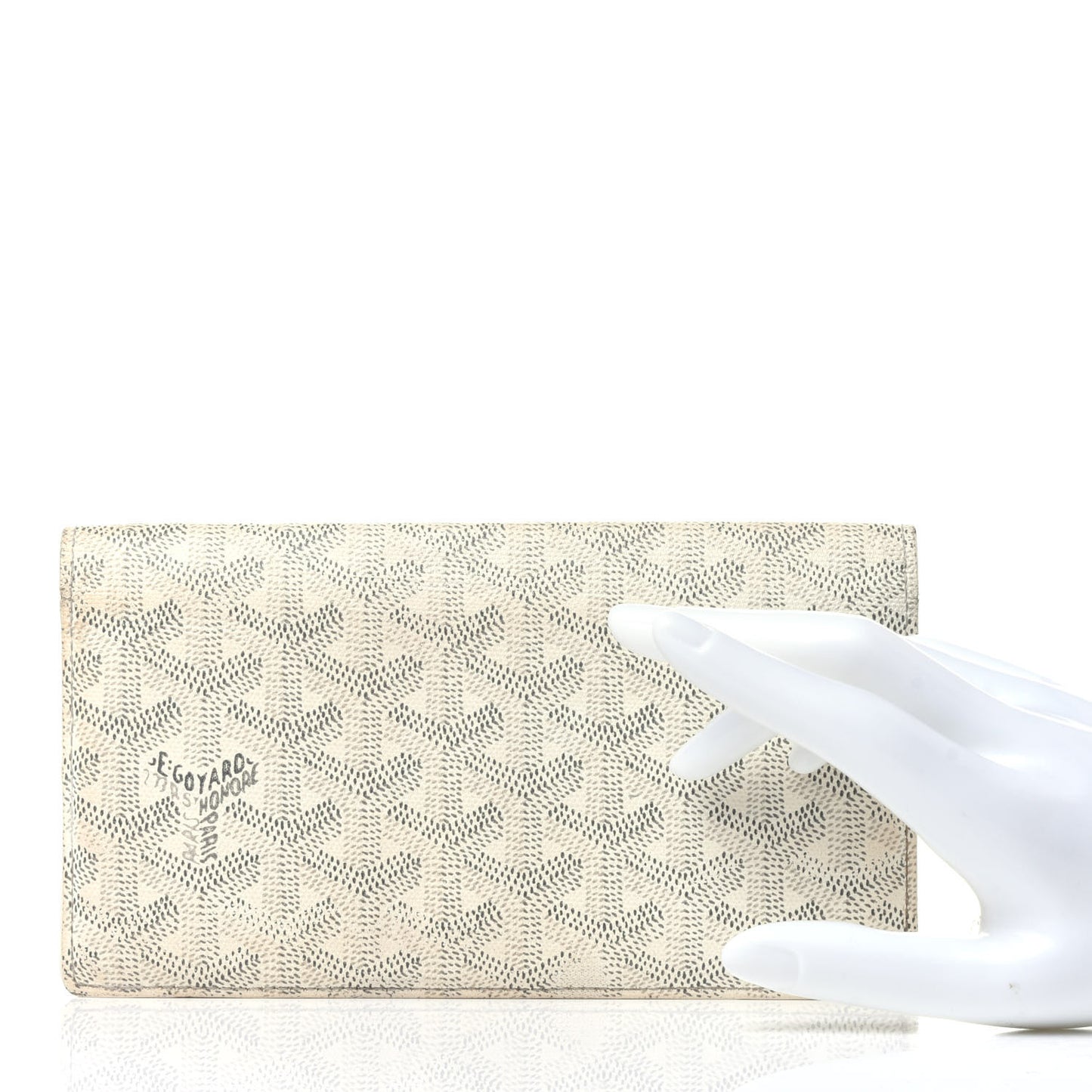 Goyardine Richelieu Wallet White