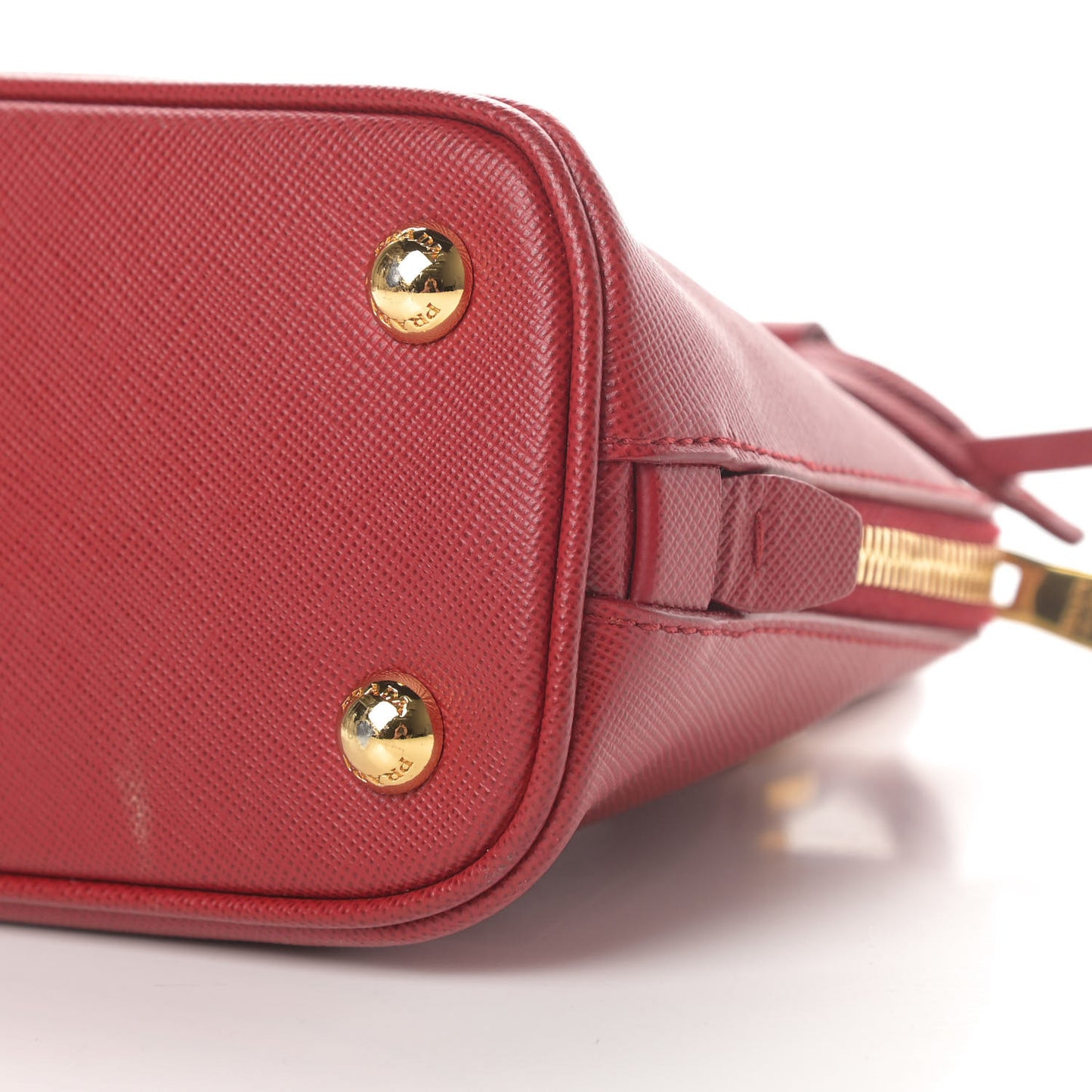 Saffiano Lux Mini Promenade Tote Fuoco