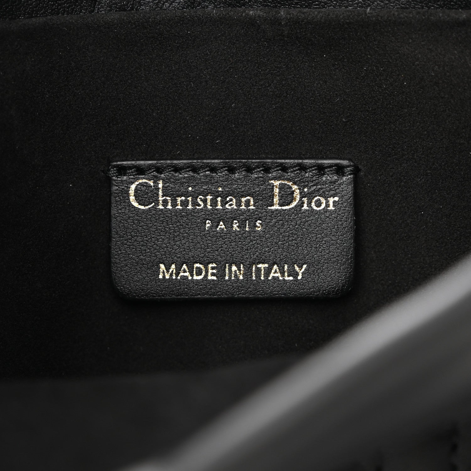 Christian Dior Lambskin Cannage Mini Top Handle Drawstring Bag Black 6 of 12